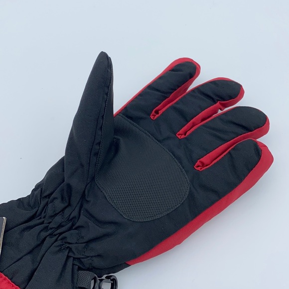 BOYS NIKE THINSULATE INSULATION GLOVES YOUTH RED BLACK - Picture 6 of 13